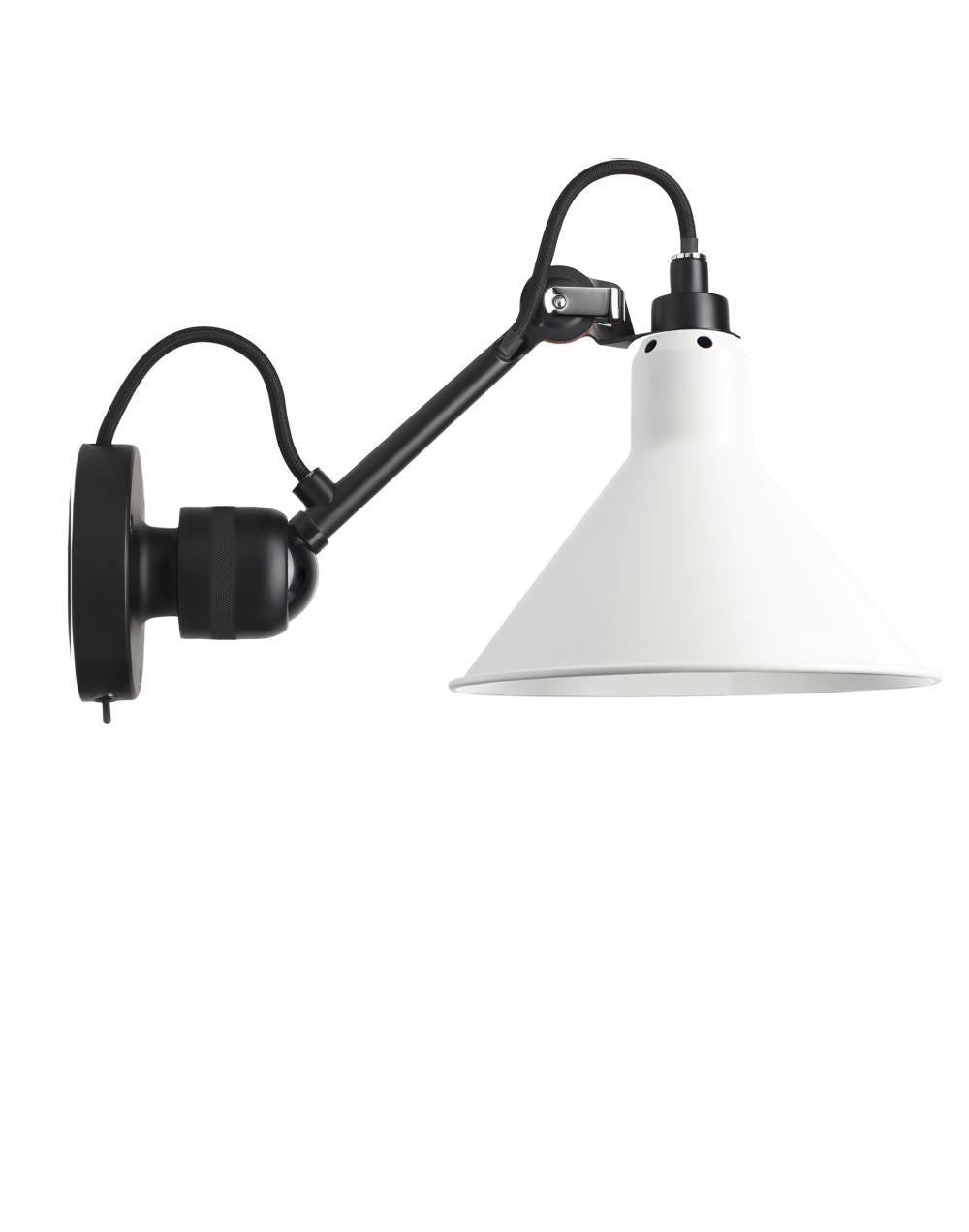 DCW Editions Lampe Gras 304 Small Wall Light - Black Arm