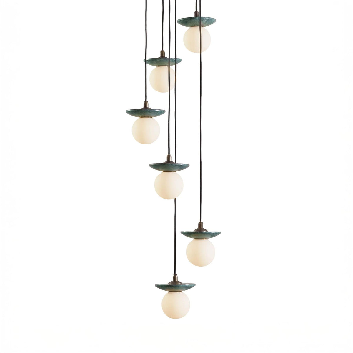 J. Adams Orbit Cluster Pendant Light