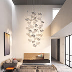Random cluster pendant light