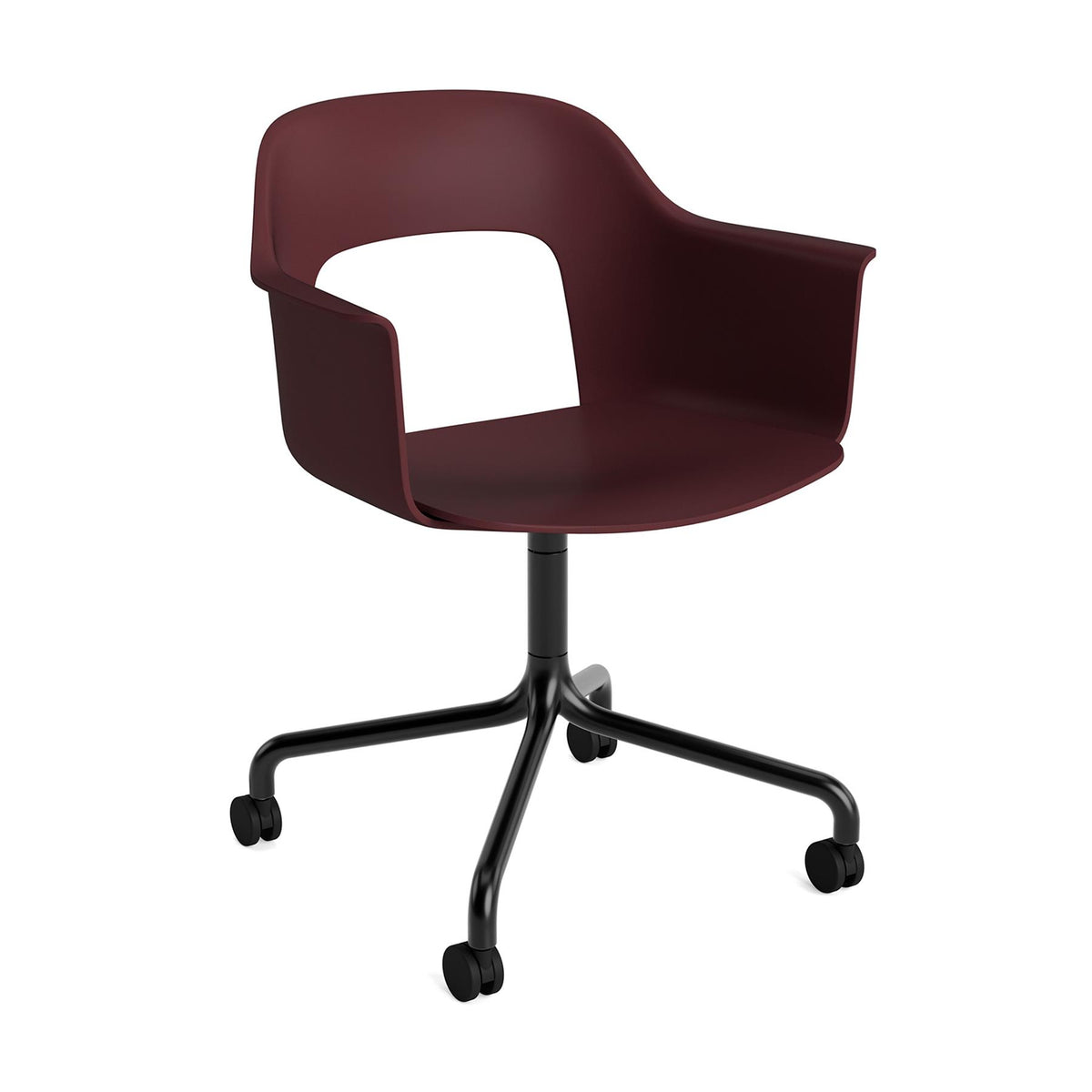 HAY Layout Armchair 261 with 4 Star Swivel Wheel Base