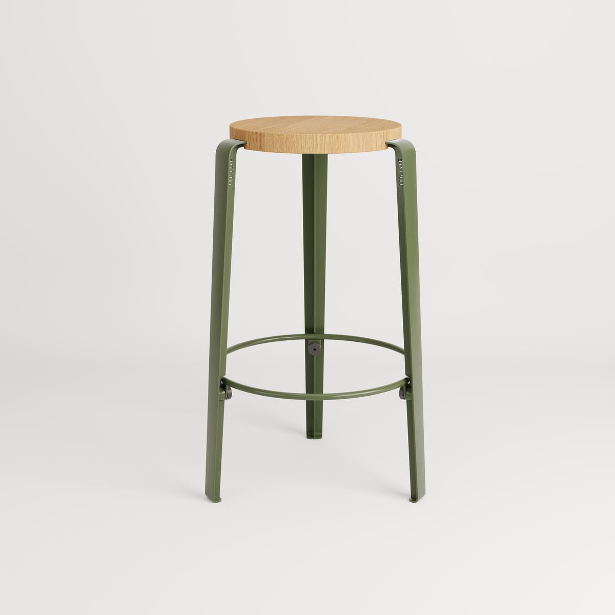 TIPTOE MI LOU Stool - Wooden Seat