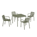 HAY Palissade Garden Dining Set - Chairs with Arms - Curated by Holloways of Ludlow