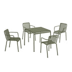 HAY Palissade Garden Dining Set - Chairs with Arms - Curated by Holloways of Ludlow