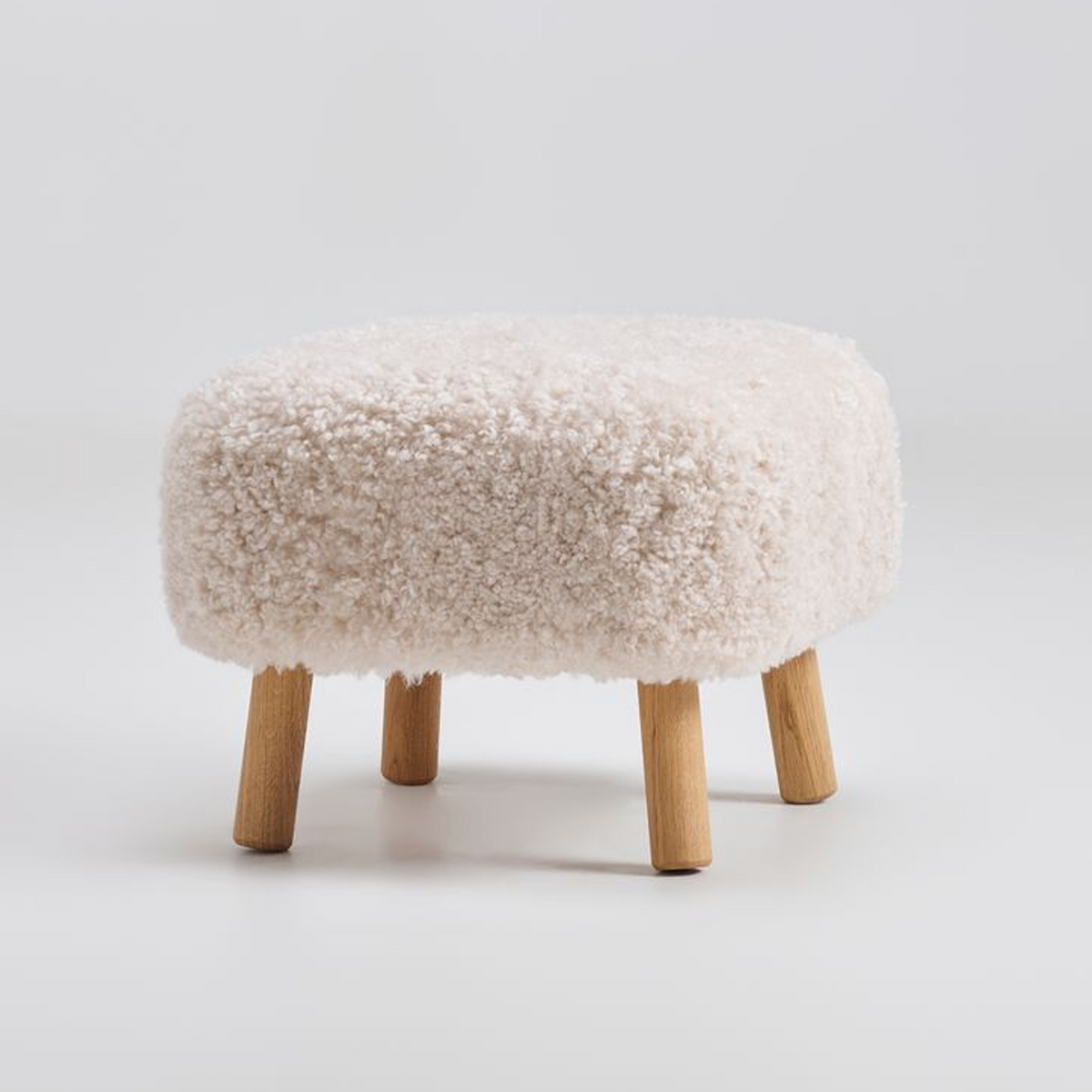 Woolly Footstool