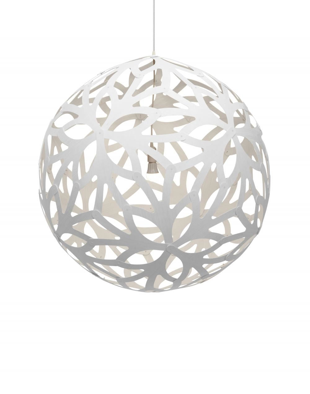 David Trubridge Floral Pendant Light Coloured - 2 Sides