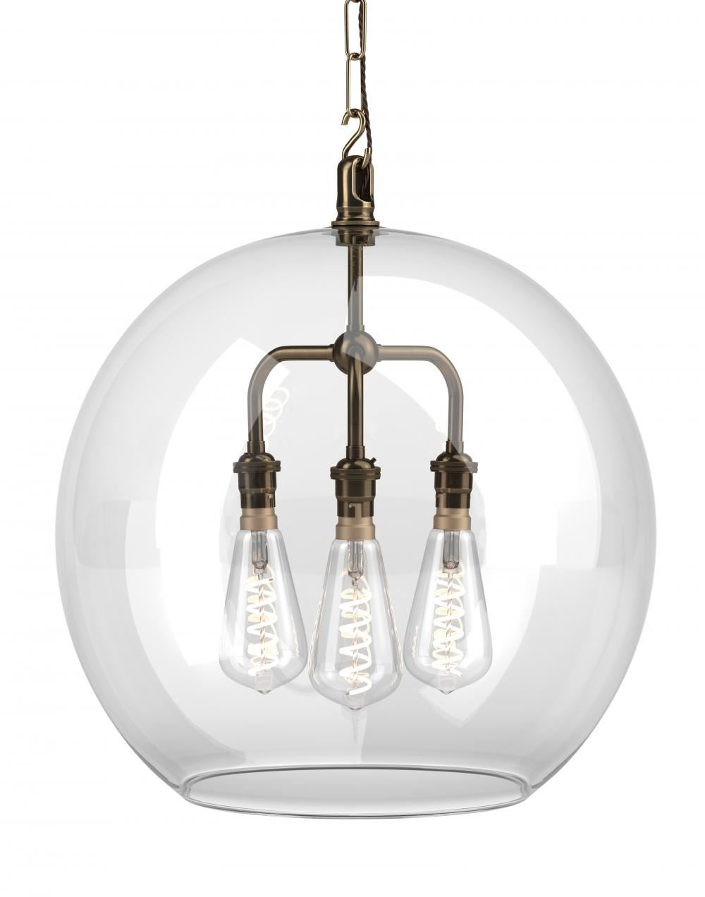 Fritz Fryer Hereford 3 Way Pendant Light