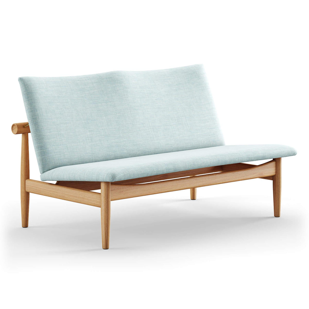 Finn Juhl The Japan 2 Seater Sofa in Dark Oiled Oak