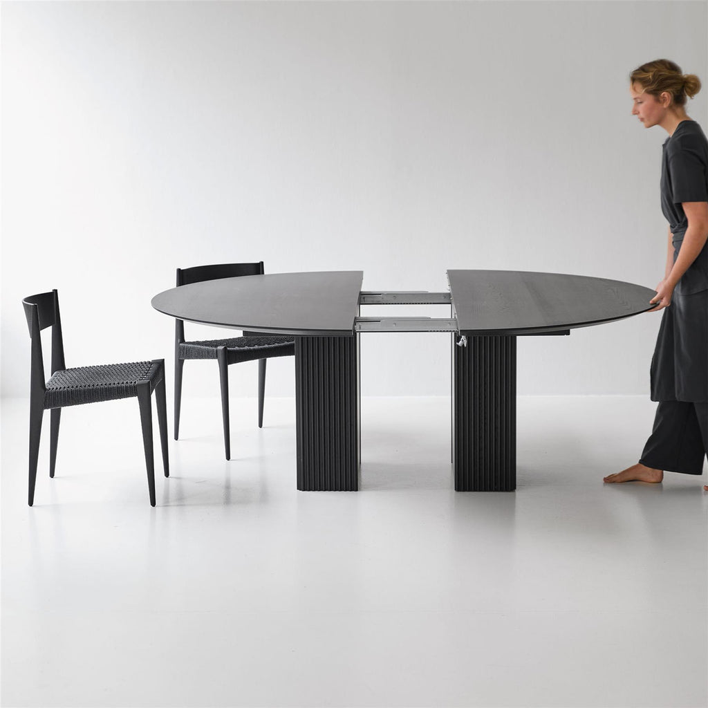 DK3 Ten Round Extendable Dining Table, 72cm Height