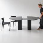 DK3 Ten Round Extendable Dining Table, 72cm Height