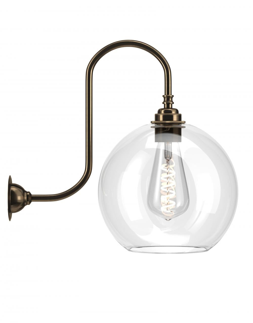Fritz Fryer Hereford Swan Neck Bathroom Wall Light