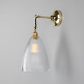 Mullan Lighting Fend Vintage Prismatic Glass Wall Light
