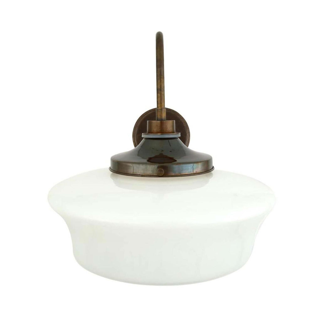 Mullan Lighting Anath Schoolhouse Swan Neck Wall Light