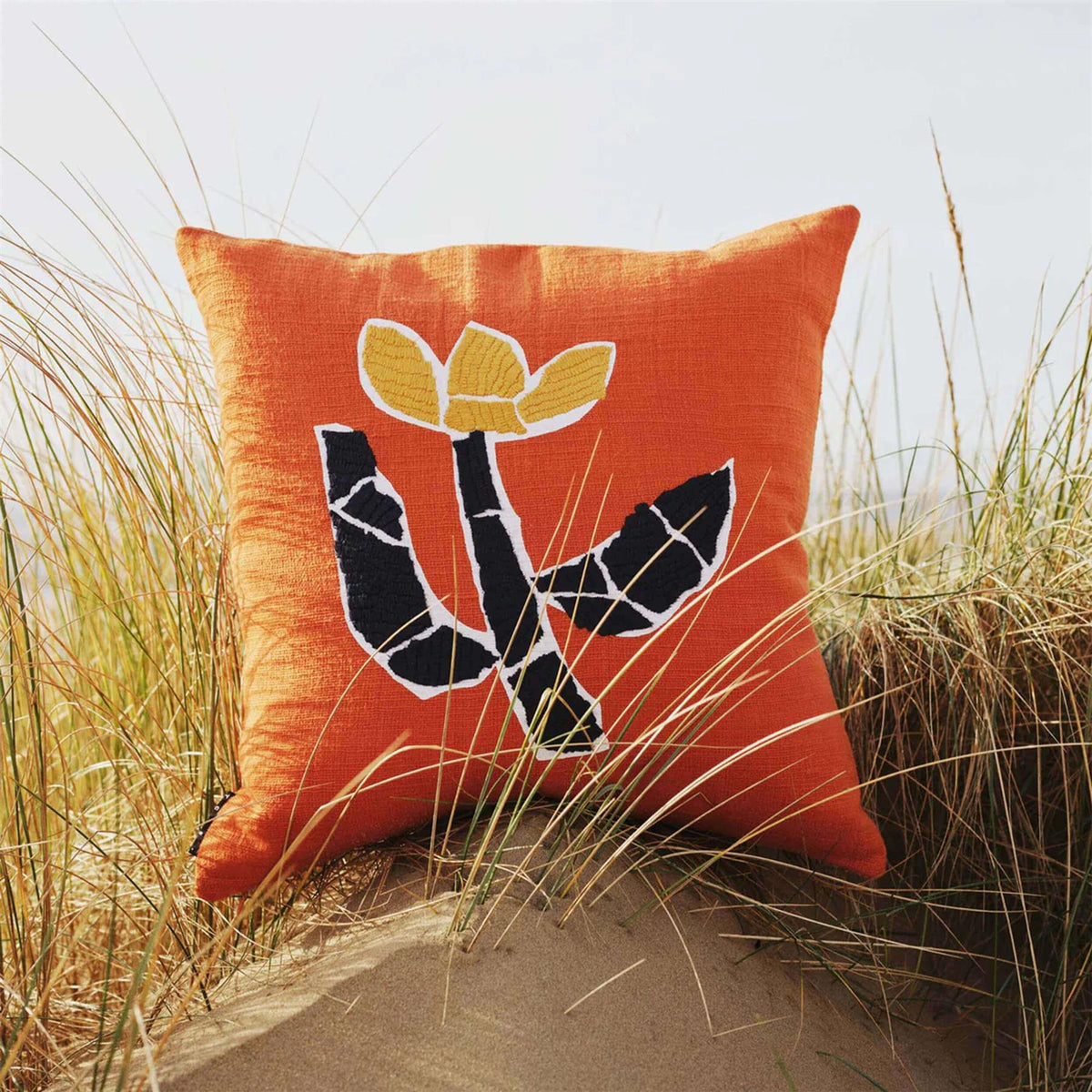 The Conran Shop Pieces Solitary Flower Cushion Cover