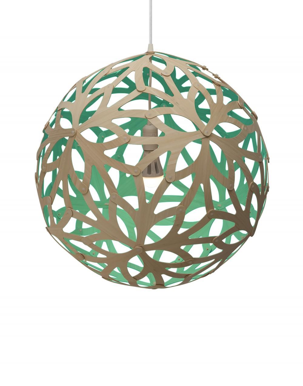 David Trubridge Floral Pendant Light Coloured - 1 Side