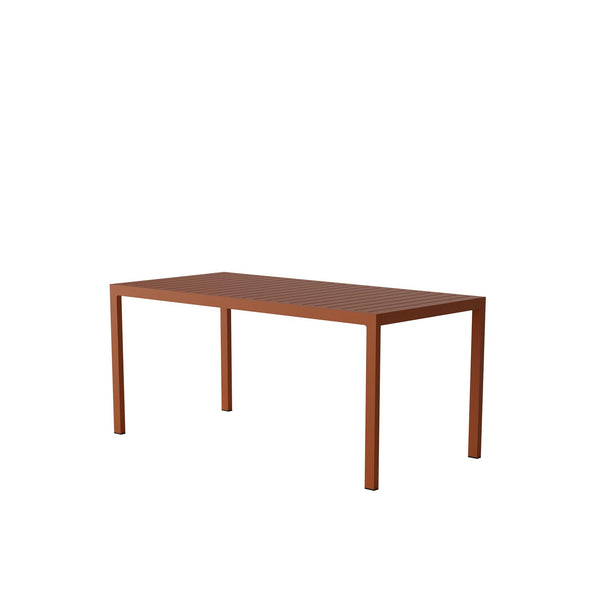 Outlet Case Furniture Eos Outdoor Rectangular Table - Rust
