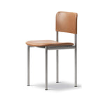 Fredericia Plan Dining Chair with Metal Legs, Fully Upholstered