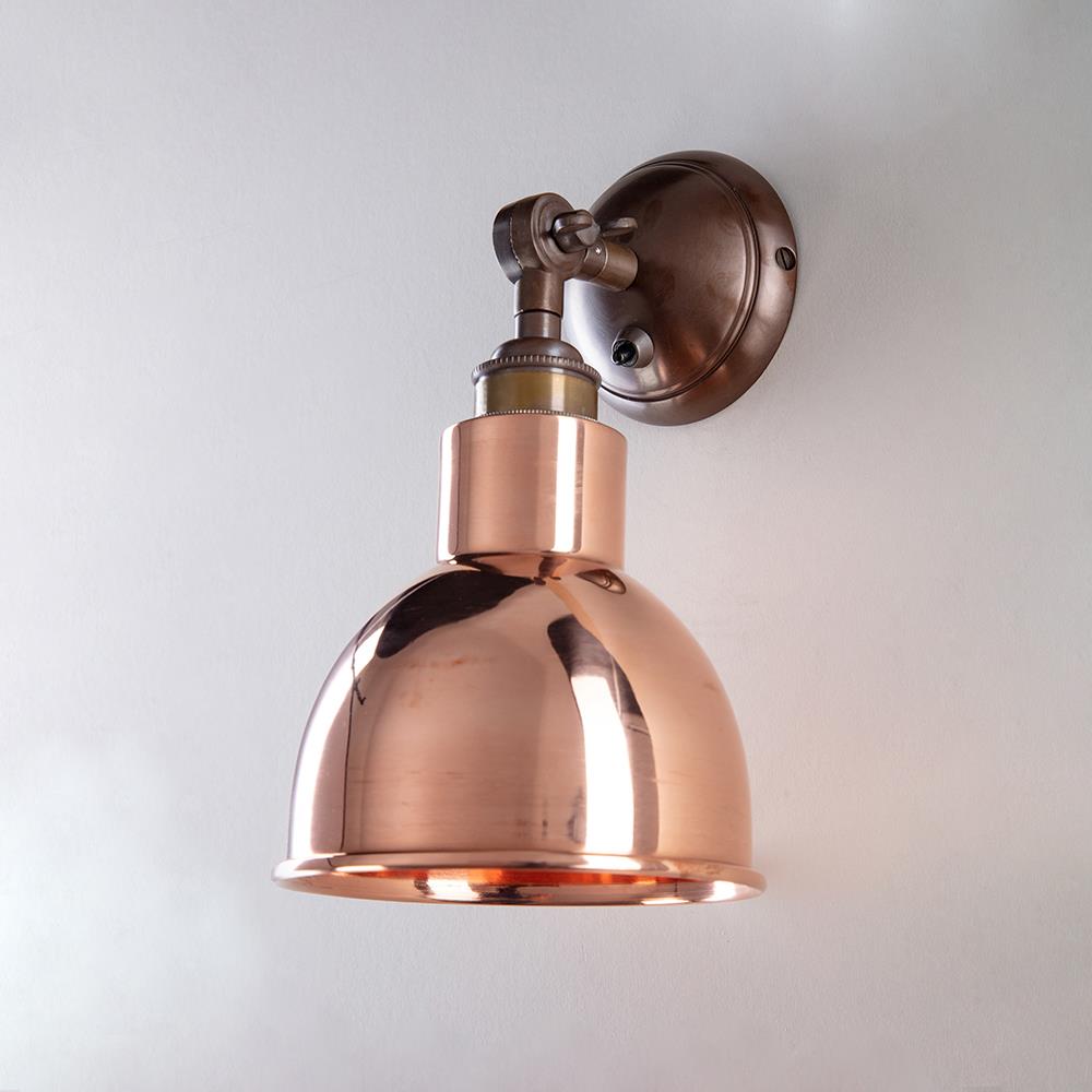 Outlet Old School Electric Churchill Wall Light, Short Arm