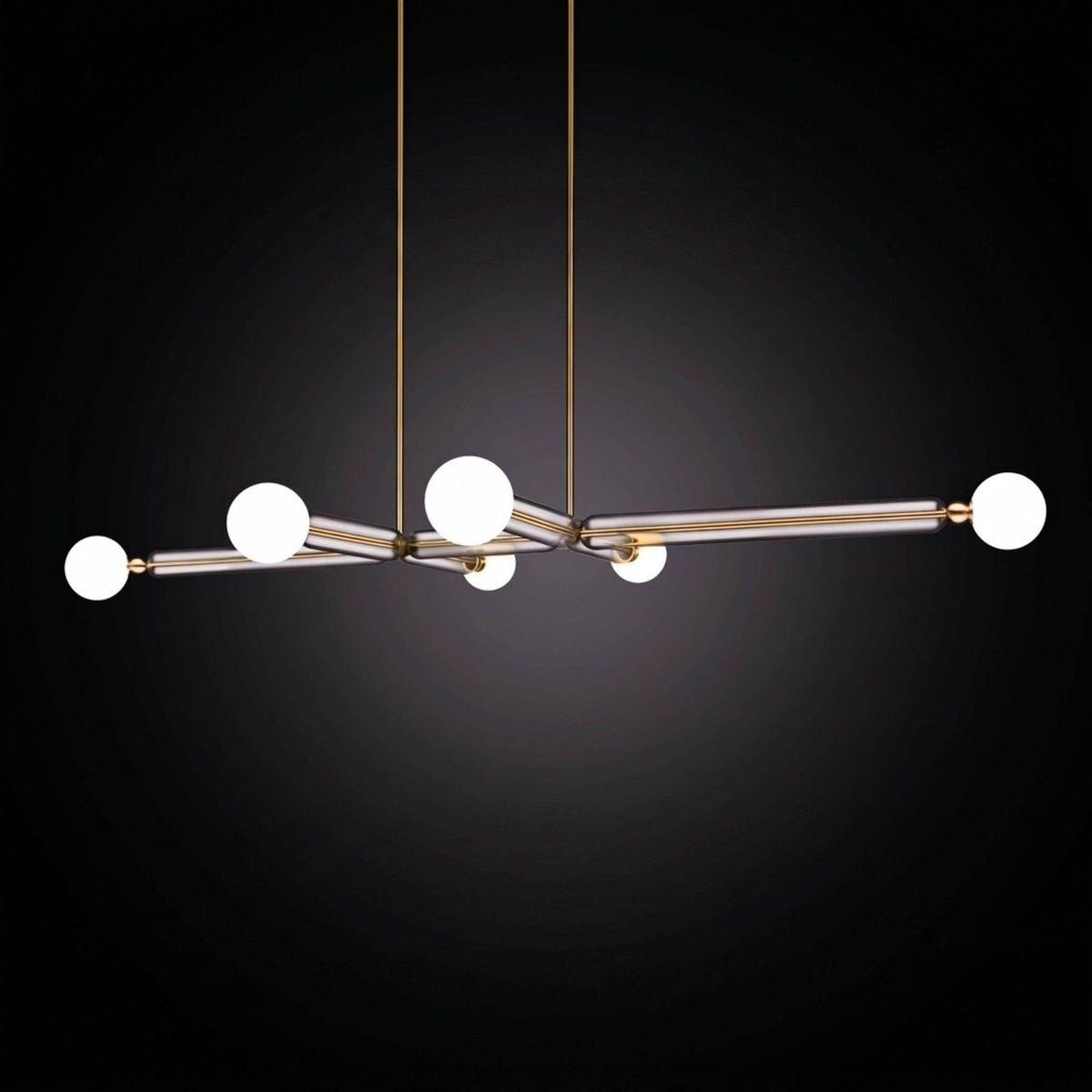Marc Wood Case Linear Pendant Light