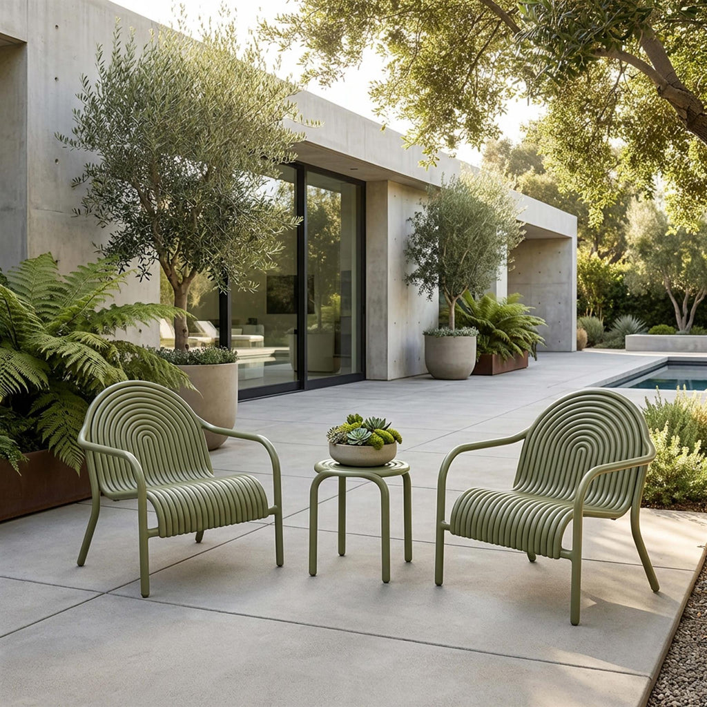 Tom Dixon Groove Garden Lounge Set - Curated by Holloways of Ludlow