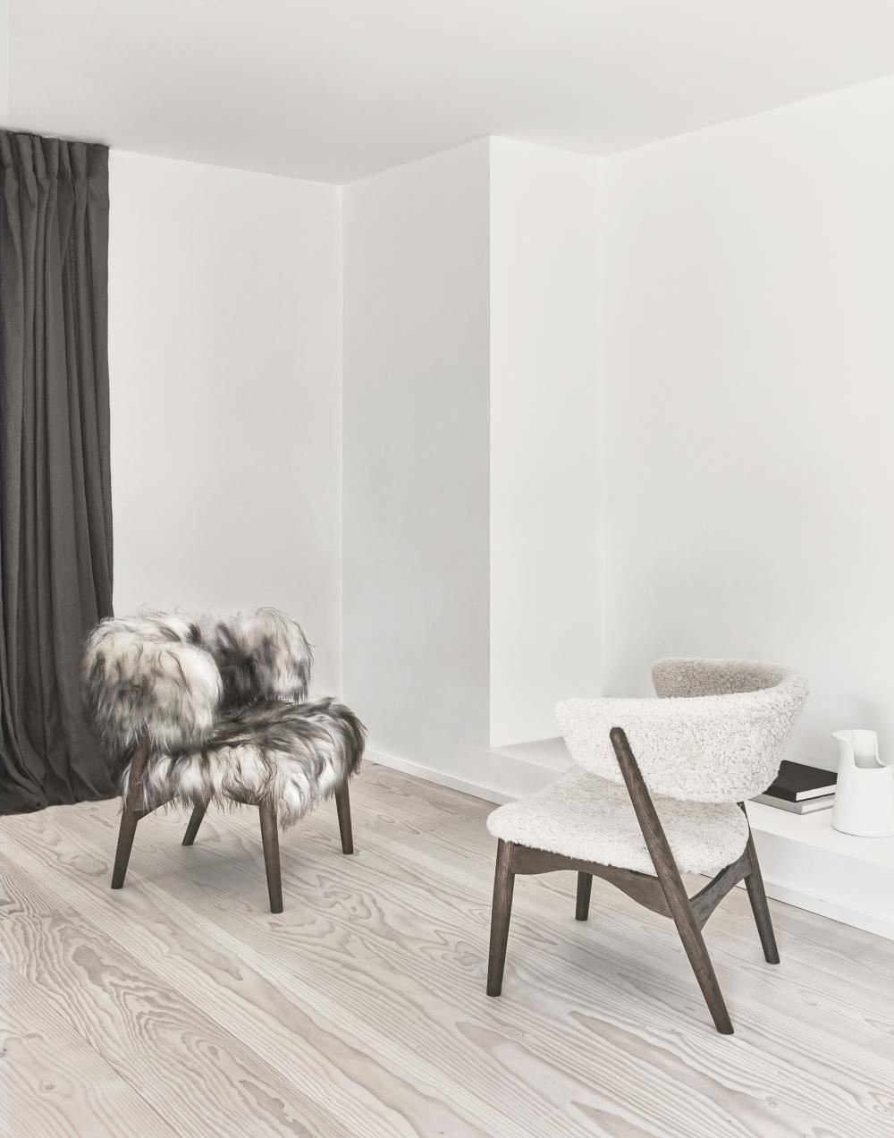 Sibast No 7 Lounge Chair - Sheepskin Edition