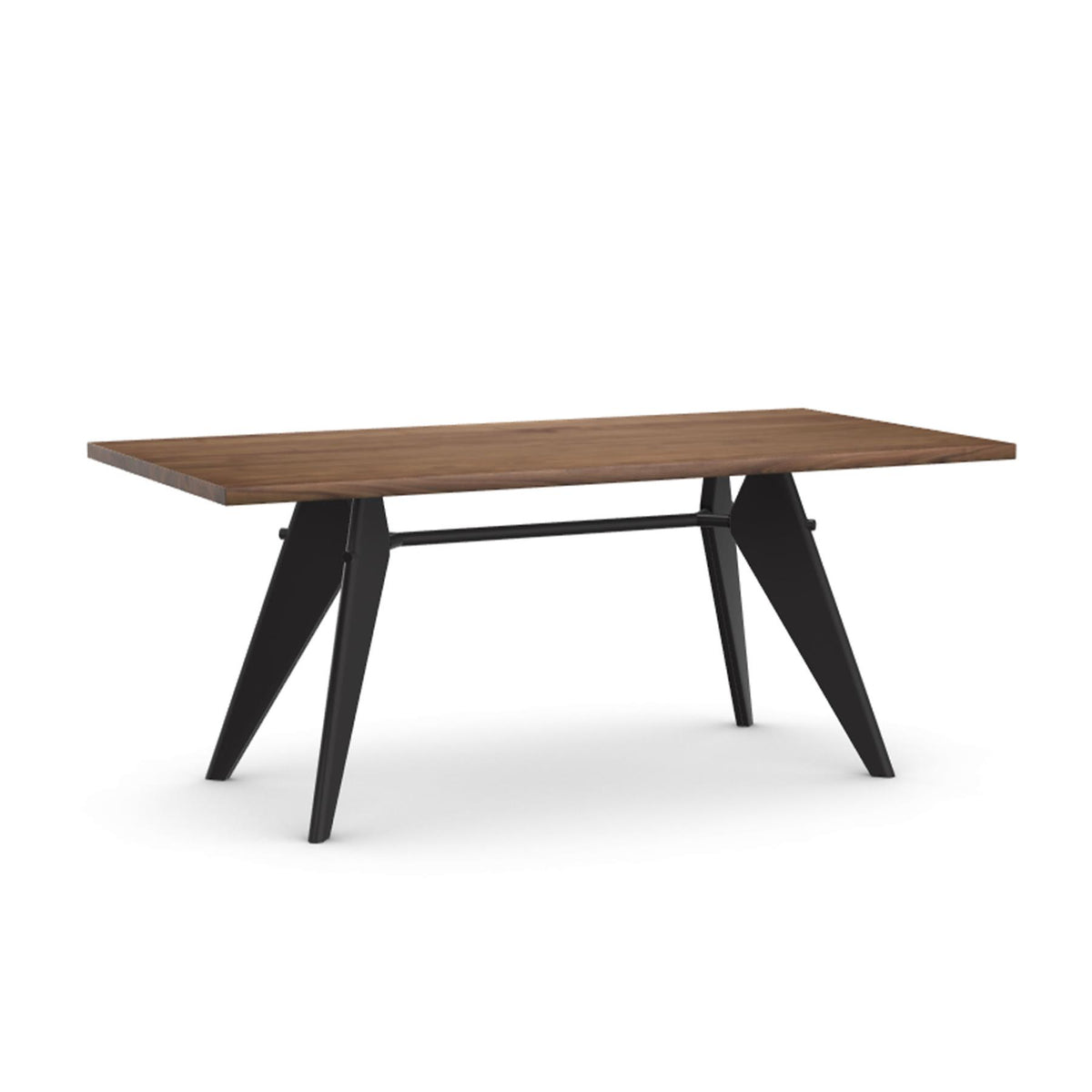 Vitra EM Dining Table with Solid Oak Top