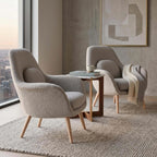 Fredericia Swoon Lounge Petit Wood Base Chair