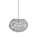 Outlet Umage Eos Pendant Light - Medium, Light Grey, Black Cord Set