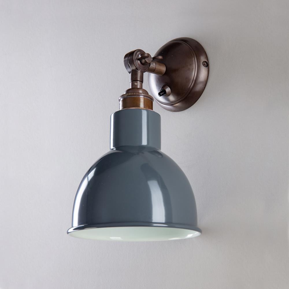 Outlet Old School Electric Churchill Wall Light, Short Arm