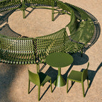 HAY Palissade Garden Park Dining Bench - Out Out
