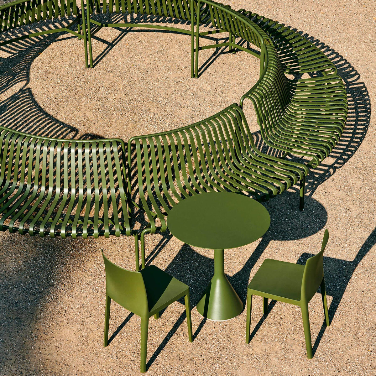 HAY Palissade Garden Park Dining Bench - Out Out