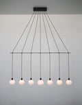 Drape linear chandelier
