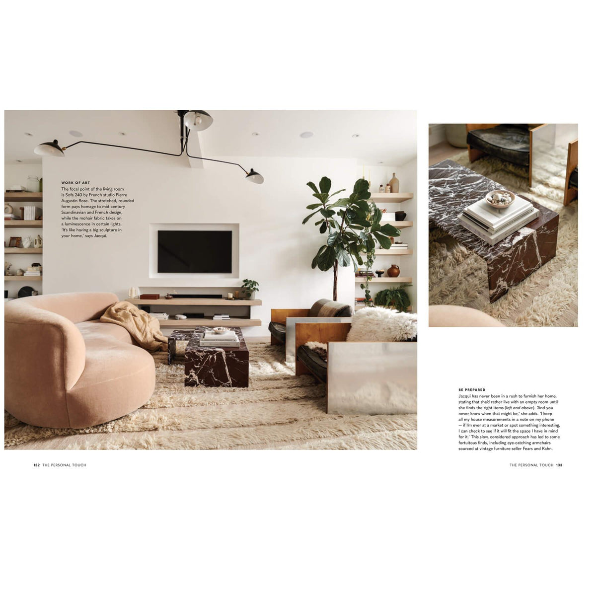 The Soft Minimalist Home Hardback Book by Abi Dare