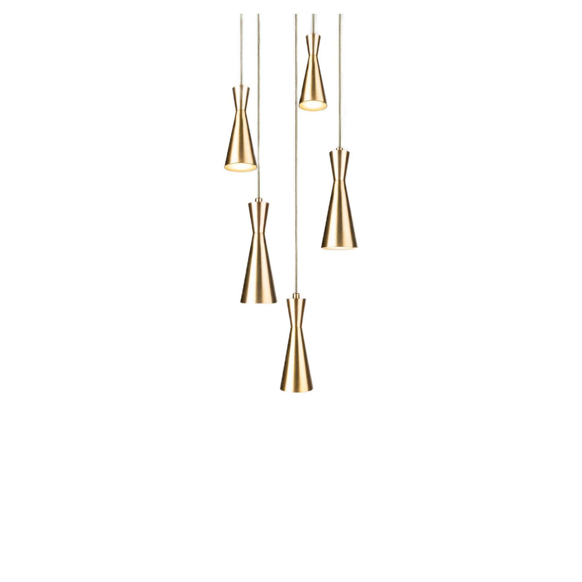 Marc Wood Cone Cluster Pendant Light