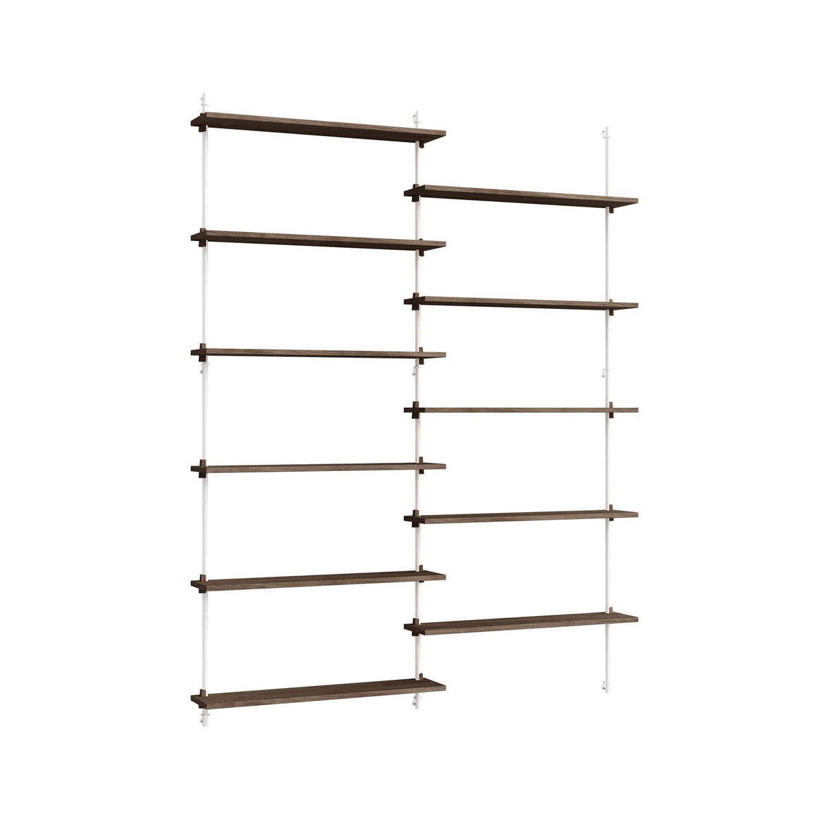 MOEBE Wall Shelving Set Double