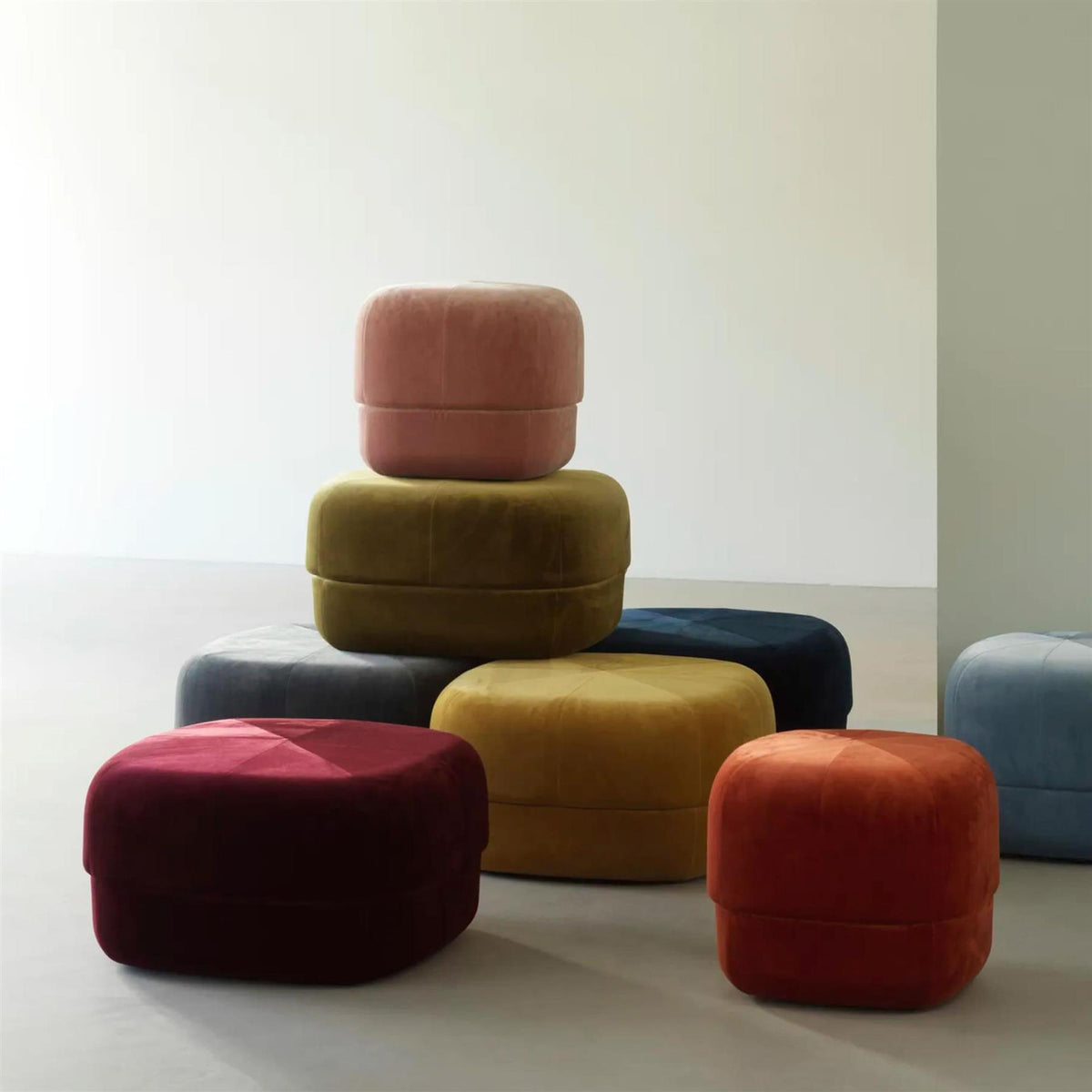 Normann Copenhagen Circus Velour Pouf