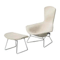 Knoll Bertoia Armchair High Back with Ottoman