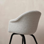 GUBI Bat Dining Chair, Full Upholstery and Plastic Legs