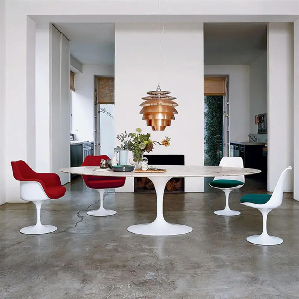 Knoll Saarinen Tulip Dining Armchair - Upholstered Inner Shell