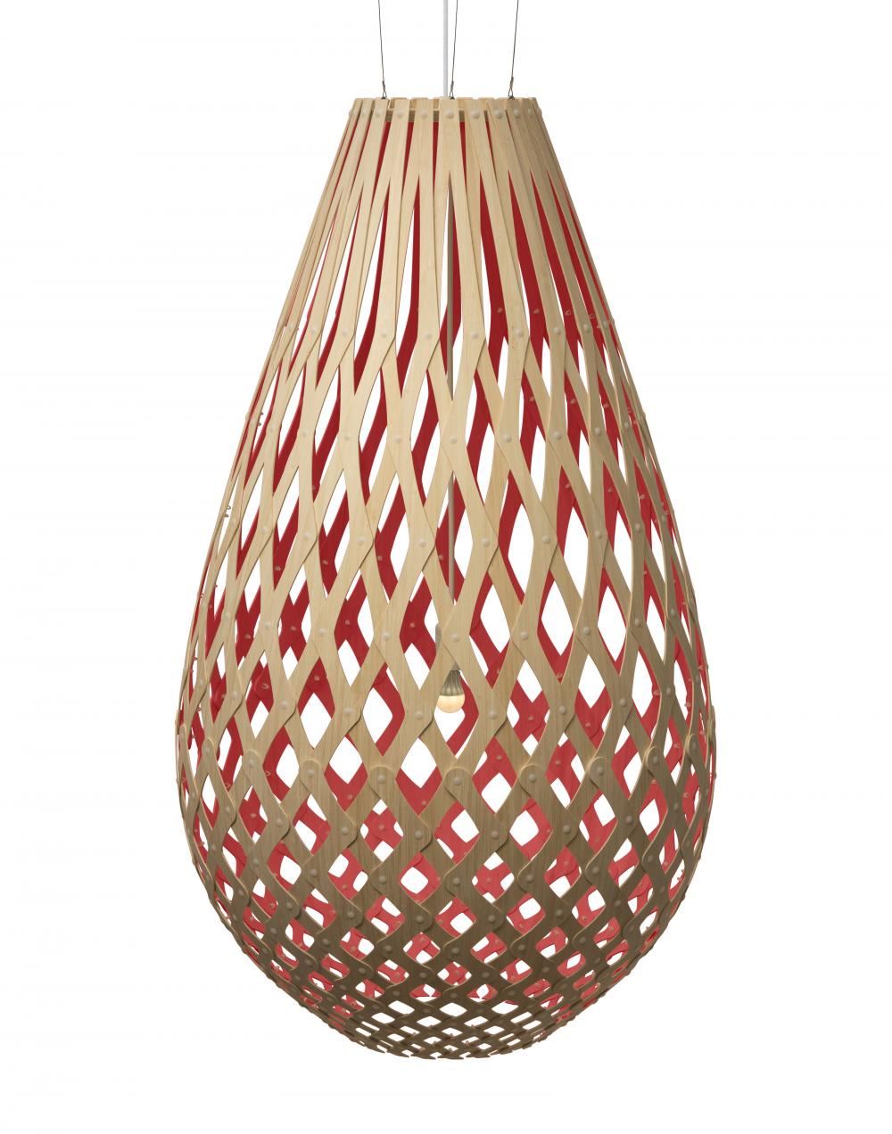 David Trubridge Koura Pendant Light Coloured - 1 Side