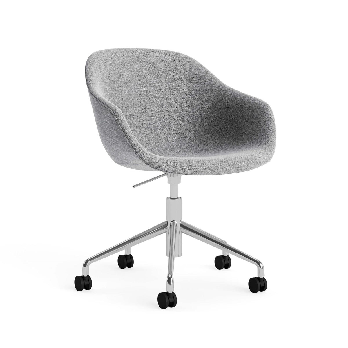 HAY AAC 253 Chair, Upholstered - 5 Star Swivel Base, Gas Lift and Wheels