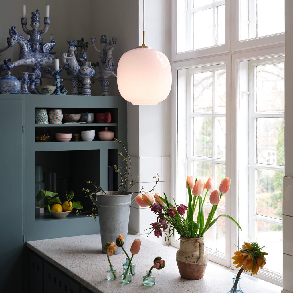 Louis Poulsen VL 45 Pendant Light - Pale Rose