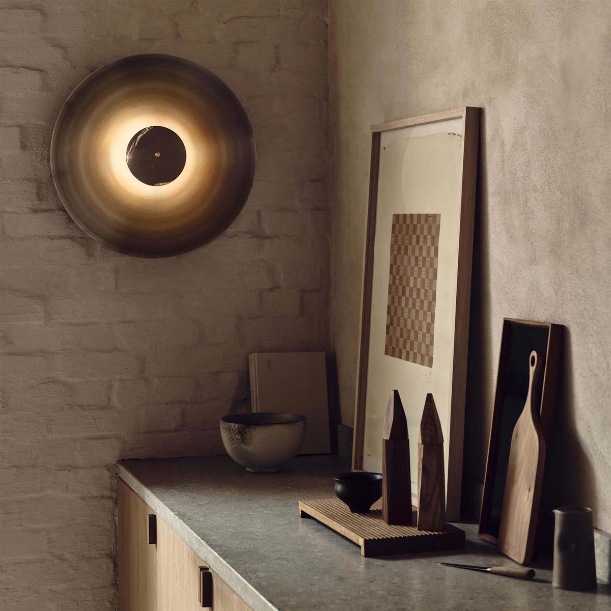J. Adams Luna Wall Light