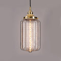 Old School Electric Ellington IP44 Bathroom Pendant Light - Clear Glass