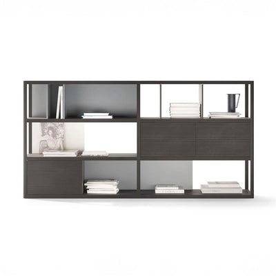 Treku Kai Bookcase - Kai Black Oak & Glacier