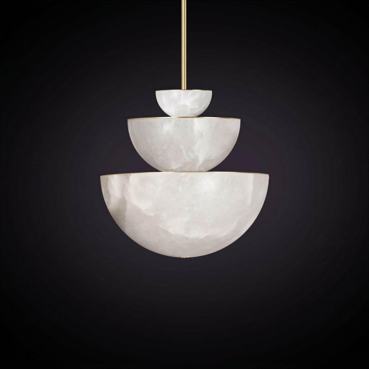 Marc Wood Hemisphere Triple Pendant Light