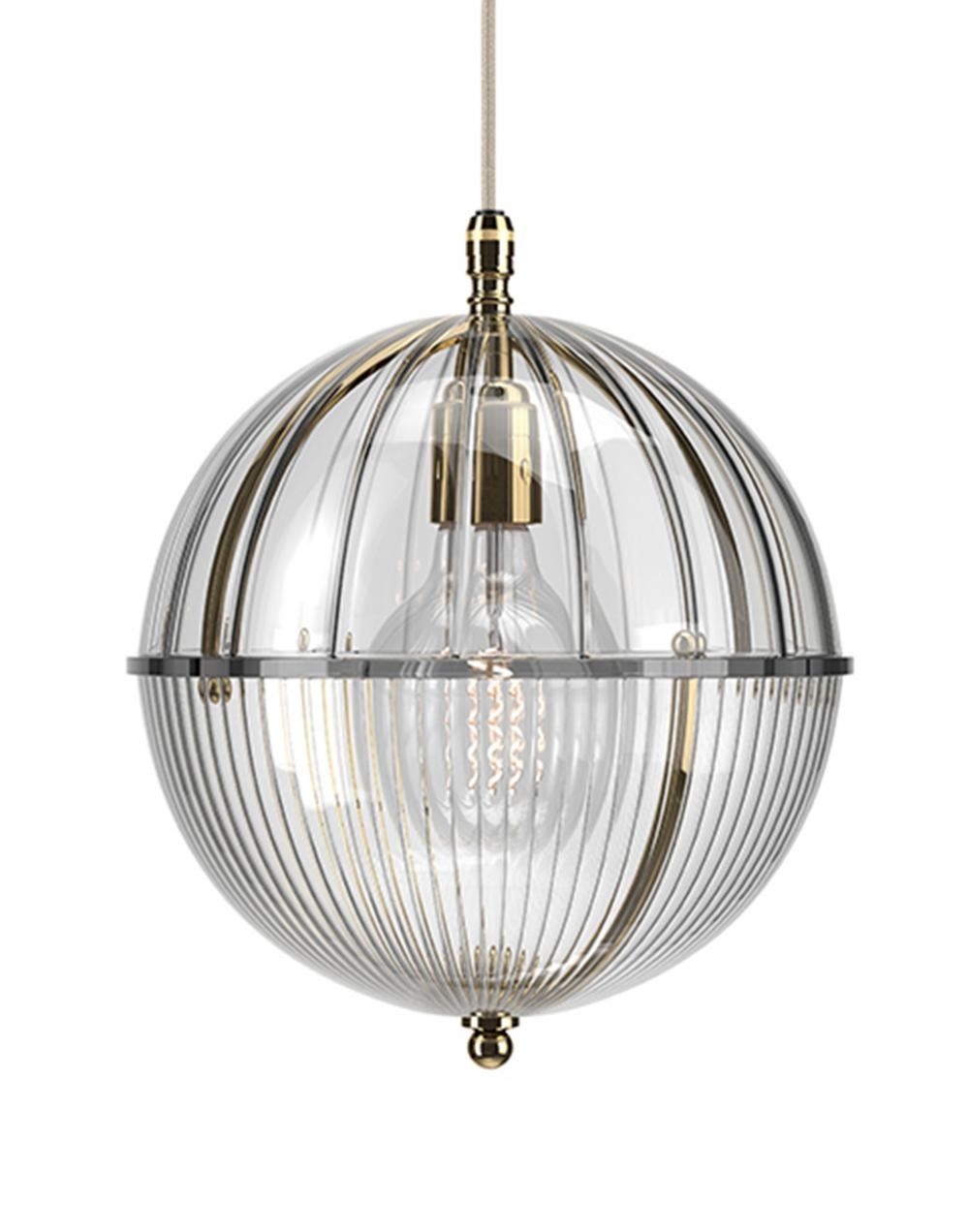Fritz Fryer Grafton Globe Pendant Light
