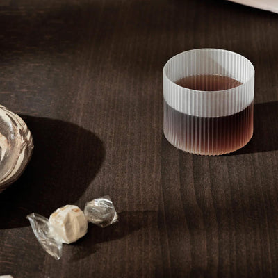 Ferm Living Ripple Low Drink Glasses - Set of 4