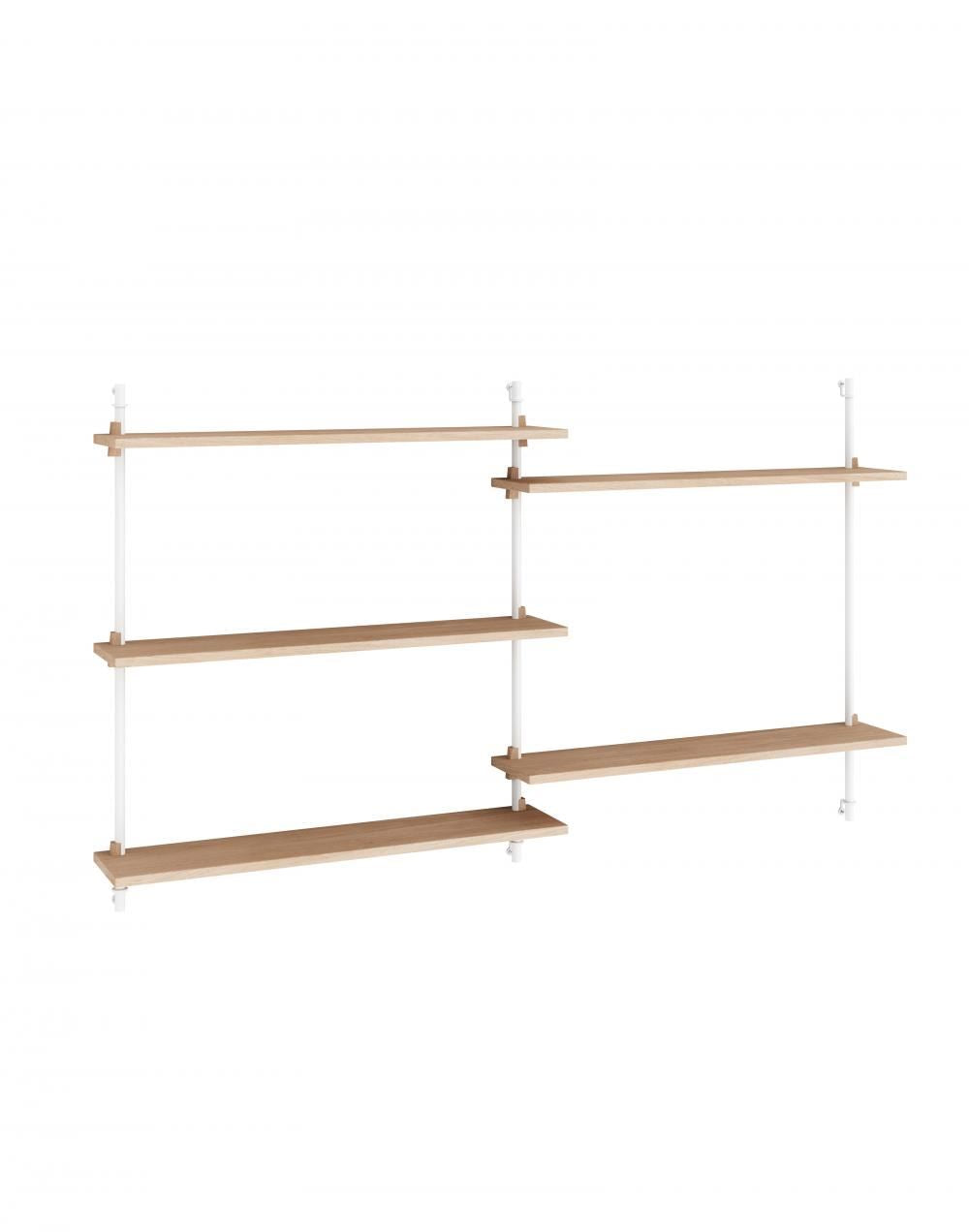 MOEBE Wall Shelving Set Double