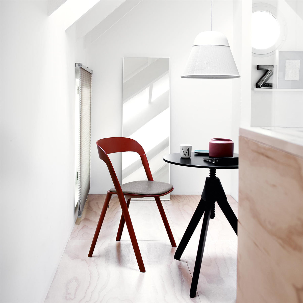 Magis Pila Dining Chair with Upholstered Seat