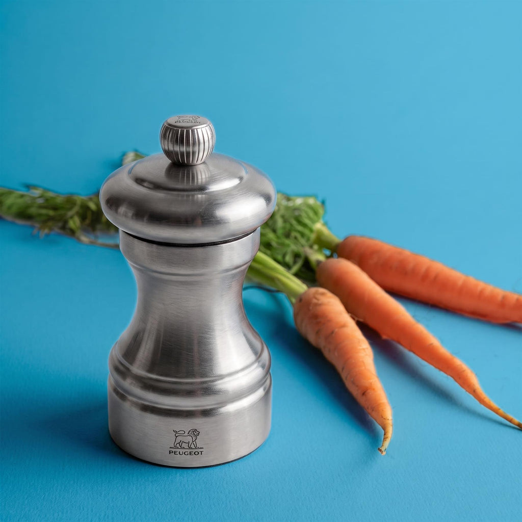 Peugeot Bistro Classic Salt & Pepper Mill Set in Brushed Stainless Steel